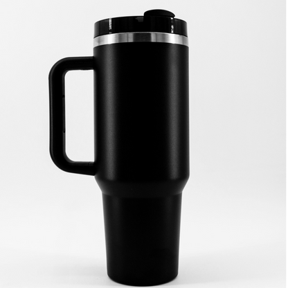 40 Oz Insulated Tumbler with Handle - Single Color