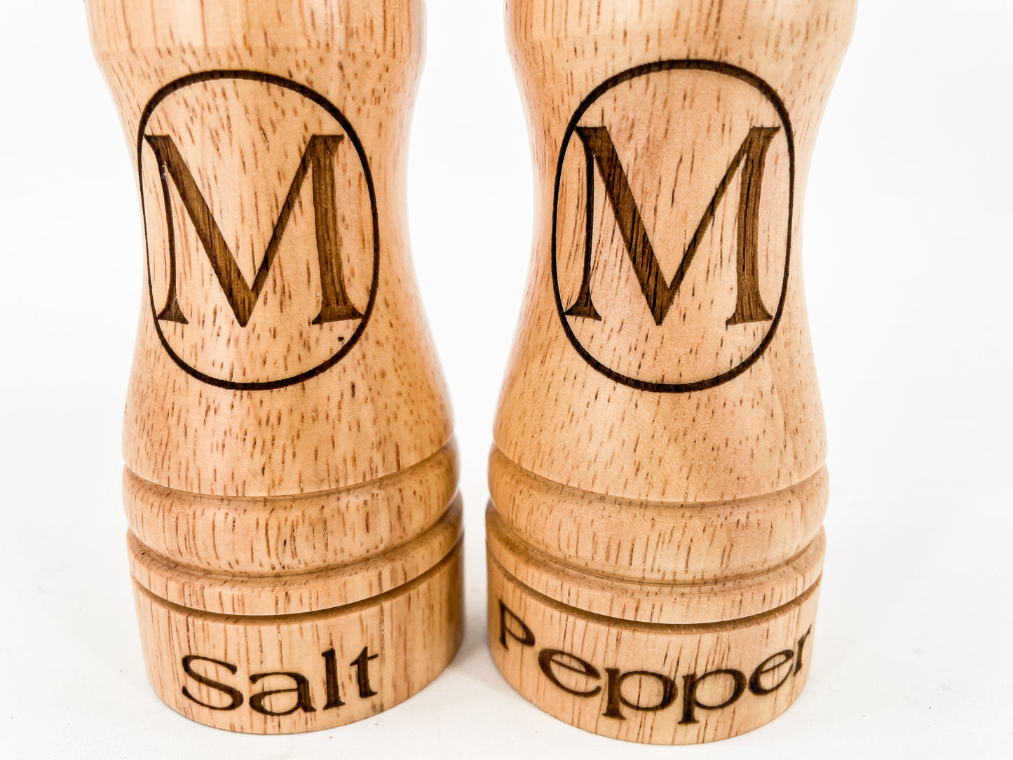 Customs Engraved Salt and Pepper Grinders