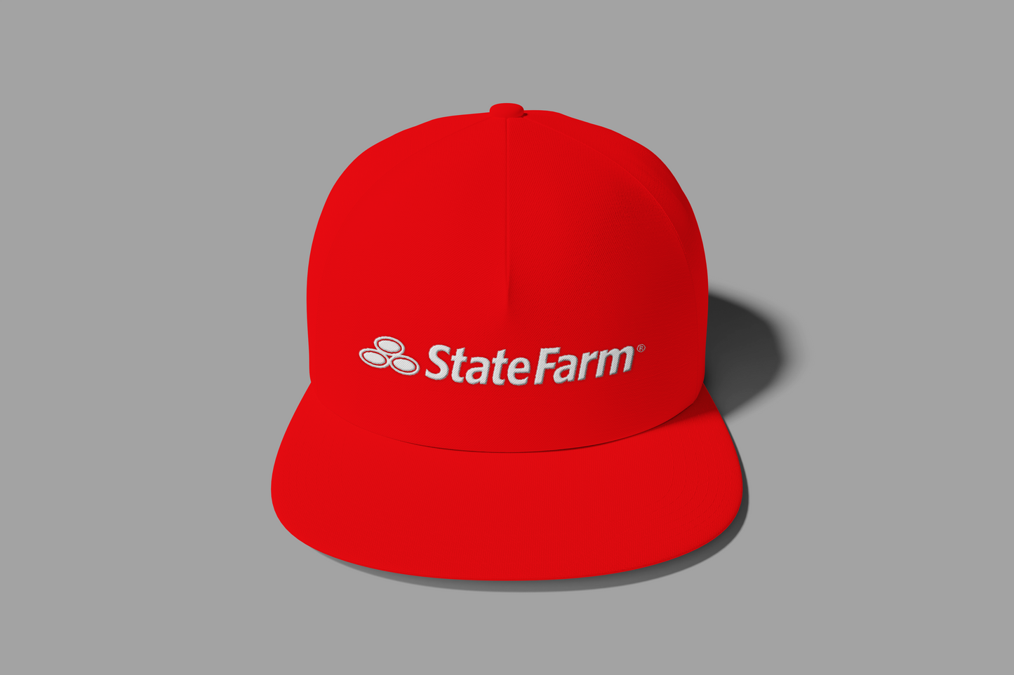 Flat Bill Hat- Bulk - Embroidered